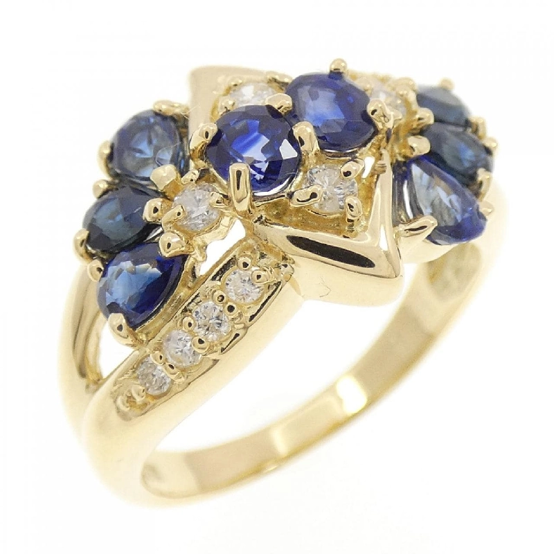 Nhẫn Sapphire K18YG 1.41CT - Hàng hiệu Chính hãng 847918