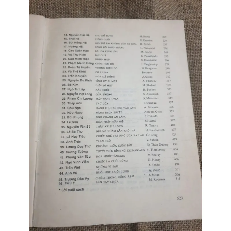 Văn học dịch - Vũ Thư Hiên , Huỳnh lý, Thế Lữ  1018600