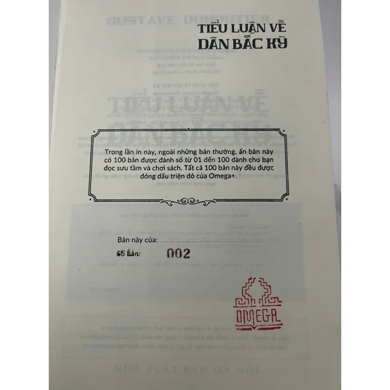 Tiểu luận về dân Bắc Kỳ - Gustave Dumoutier - Nghiên cứu văn hóa, Dân tộc học 1023855