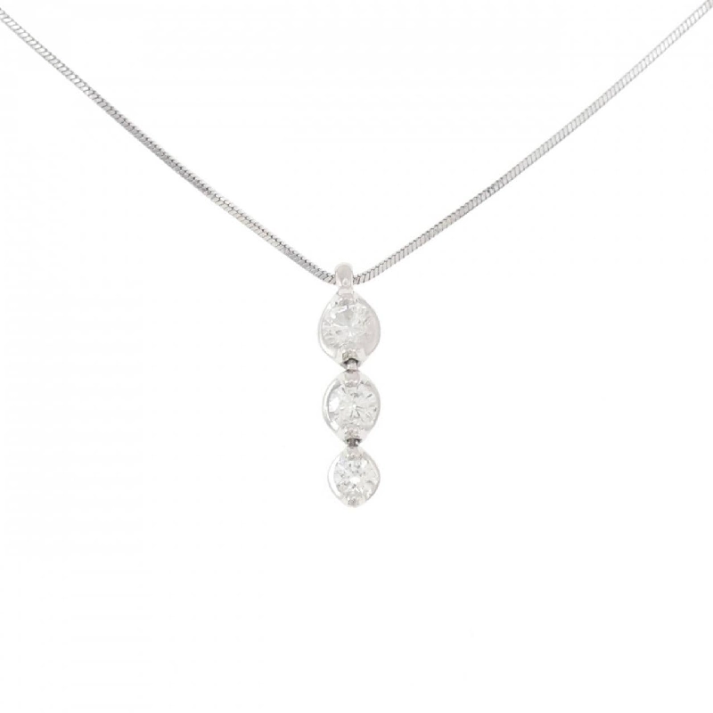 Dây chuyền kim cương Trilogy 0.32CT - Hàng hiệu Authentic 841029