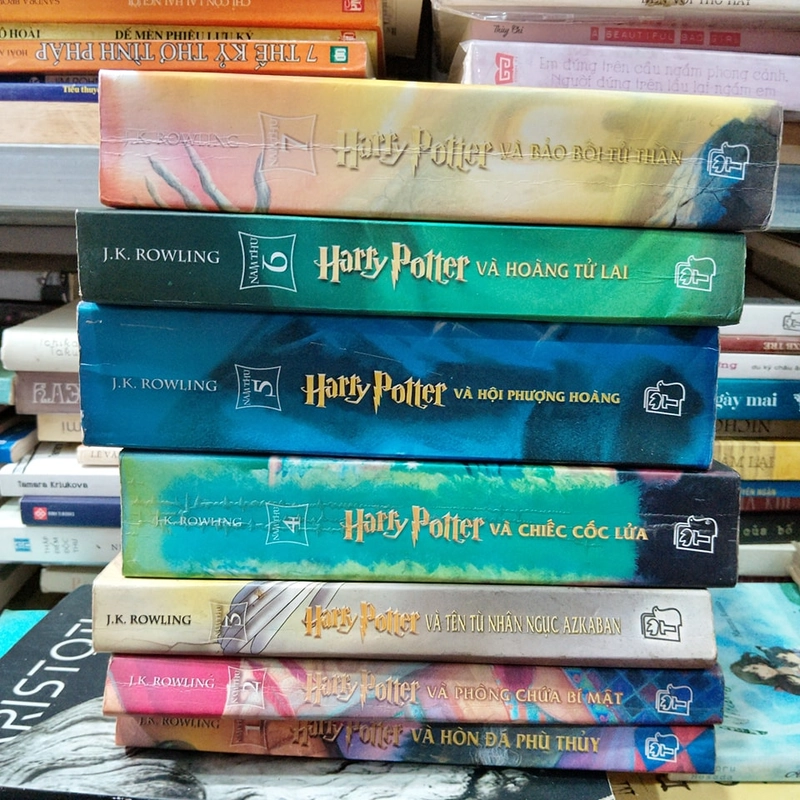 Full bộ Harry Potter bìa hoạt hình (7 cuốn) 387870