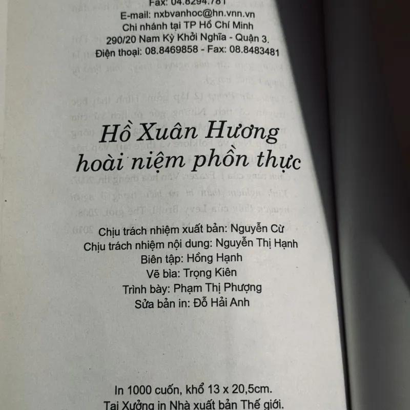 Hồ Xuân Hương Quan Niệm Phồn Thực 997744