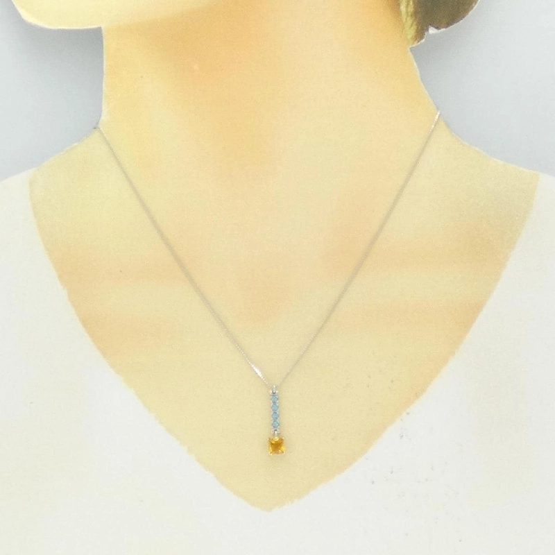 Dây chuyền Citrine Regi - Hàng hiệu Chính hãng 841536