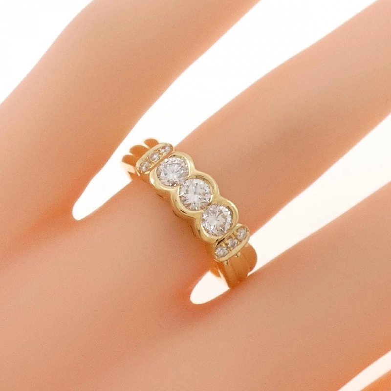 Nhẫn kim cương 18KYG - Hàng hiệu Authentic 854020