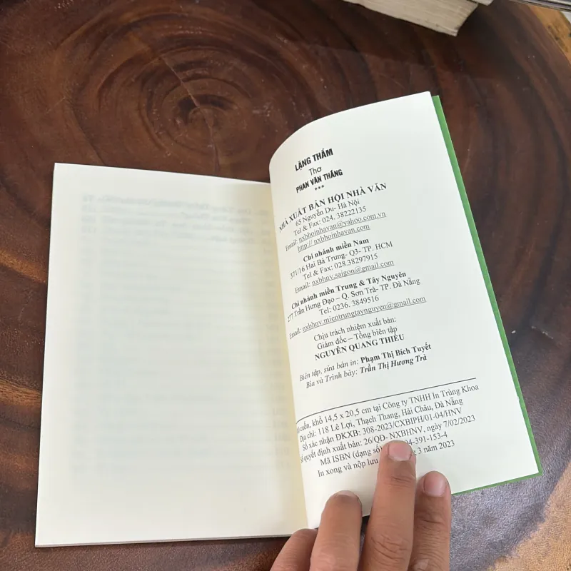 [Chữ Ký Tác Giả] - II Thơ: Lặng Thầm - Phan Văn Thắng - 2023 999252