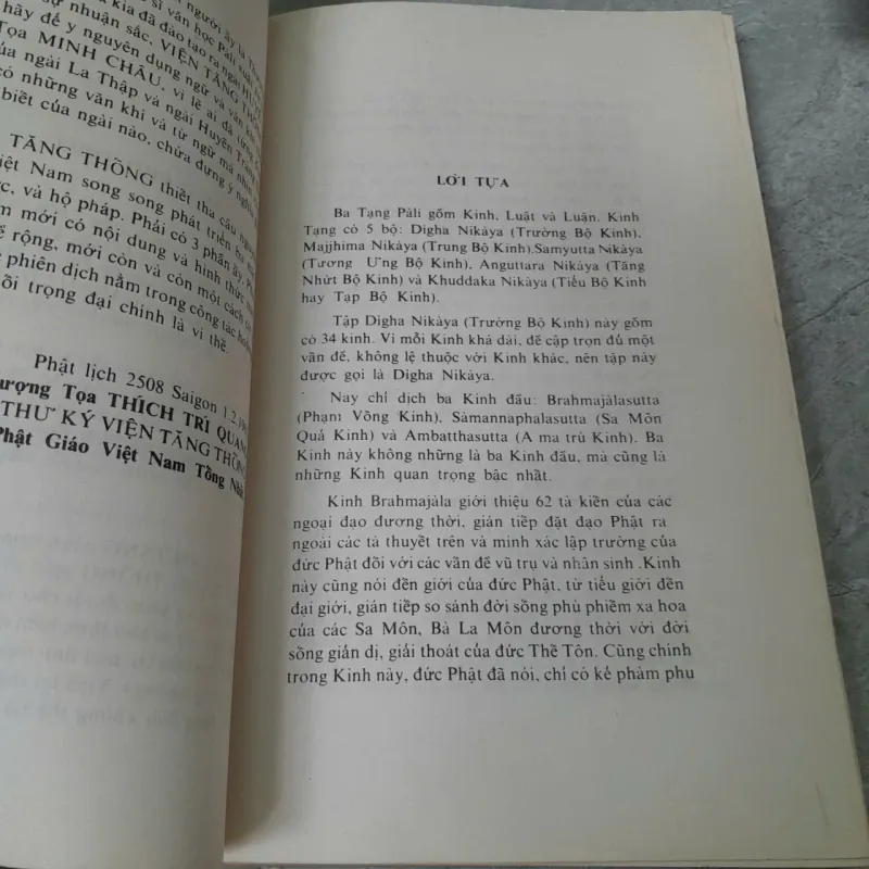 TRƯỜNG BỘ KINH - THÍCH MINH CHÂU 972954