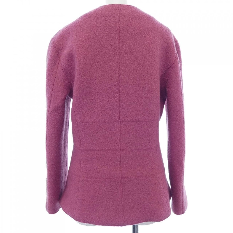 【Mã giảm giá】【Cổ điển】Áo khoác không cổ CHANEL 636751