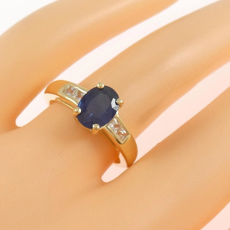 Nhẫn Sapphire 18KYG - Hàng hiệu Authentic 853027