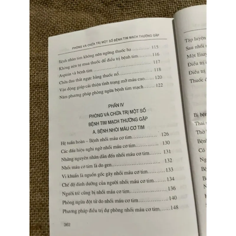 CÁCH PHÒNG VÀ ĐIỀU TRỊ CÁC BỆNH TIM MẠCH - SÁCH Y , 360 TRANG 571864