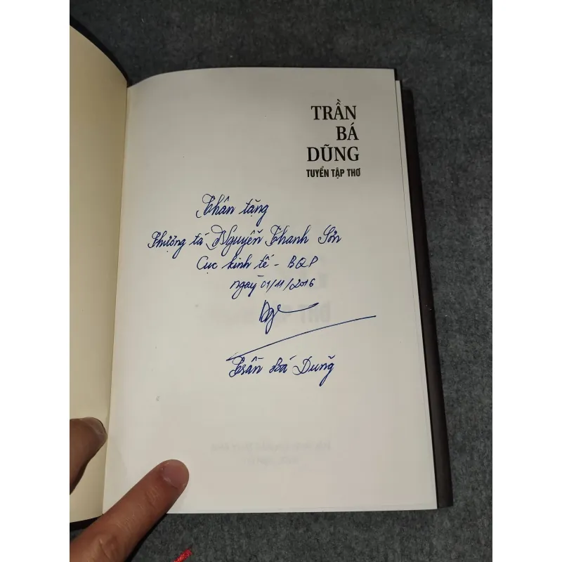 TRẦN BÁ DŨNG. TUYỂN TẬP THƠ 729633
