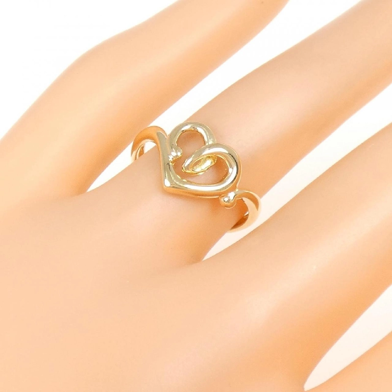 Nhẫn hình trái tim K18YG 673084