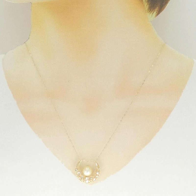 K18YG/K18WG Dây chuyền ngọc trai Akoya 8.3mm - Hàng hiệu Chính hãng 850130