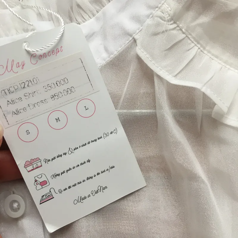 Newtag Áo sơ mi nữ xuyên thấu bling bling May Concept size M 713013