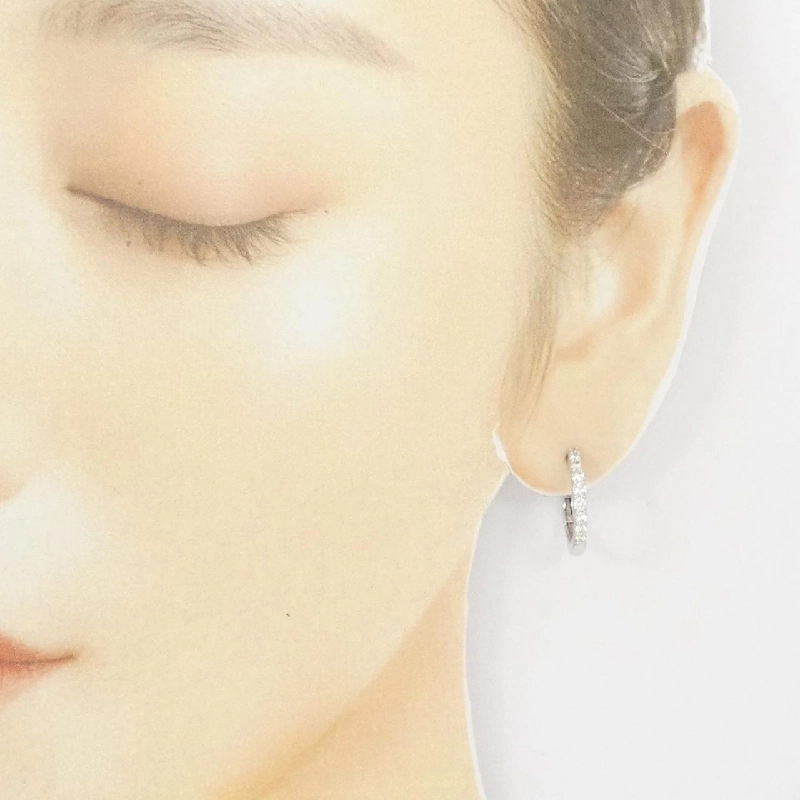 K18WG Bông tai kim cương 0.50CT - Hàng hiệu Chính hãng 873012