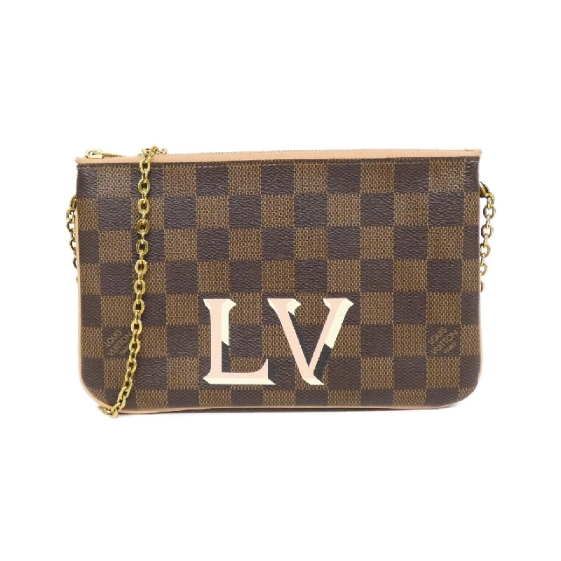 Túi xách vai Louis Vuitton Damier Pouch Double Zip N60254 - Hàng hiệu Chính hãng 768119