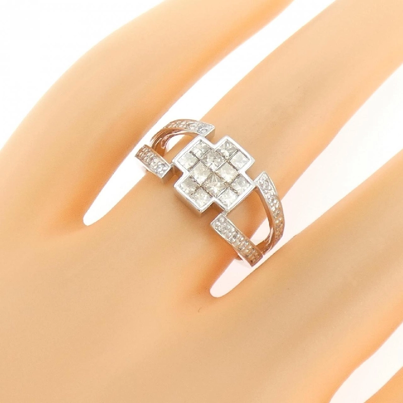 Nhẫn kim cương K18WG 0.75CT - Hàng hiệu Chính hãng 852821