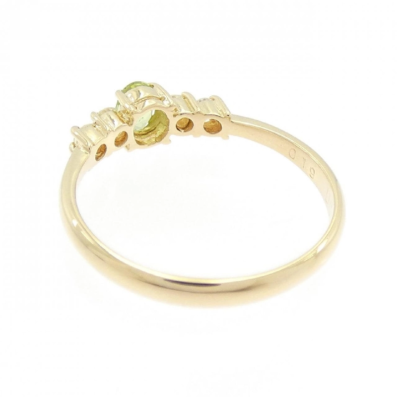 Nhẫn Peridot K18YG 0.19CT 667382