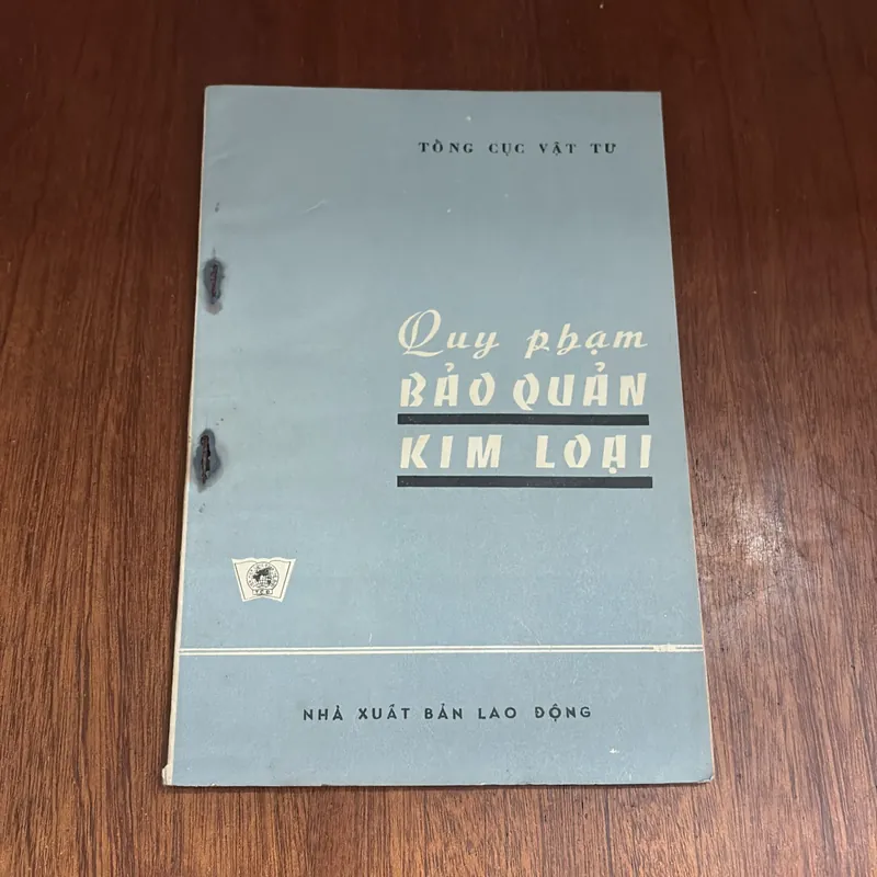 II Sách Xưa: Quy Phạm Bảo Quản Kim Loại - Tổng Cục Vật Tư - 1970 603009