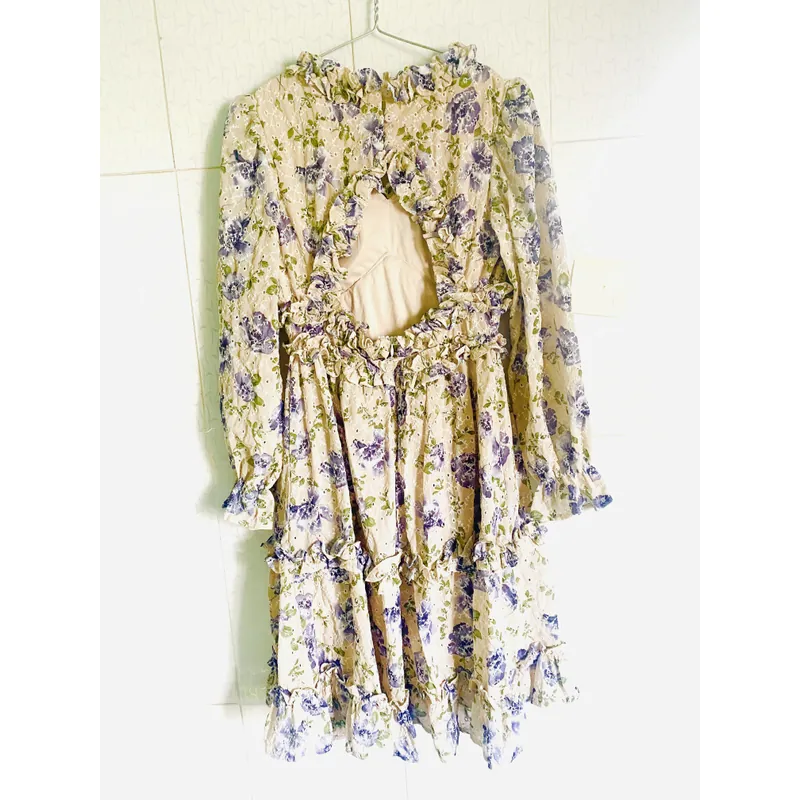 Đầm ngắn hoa nhí 594572