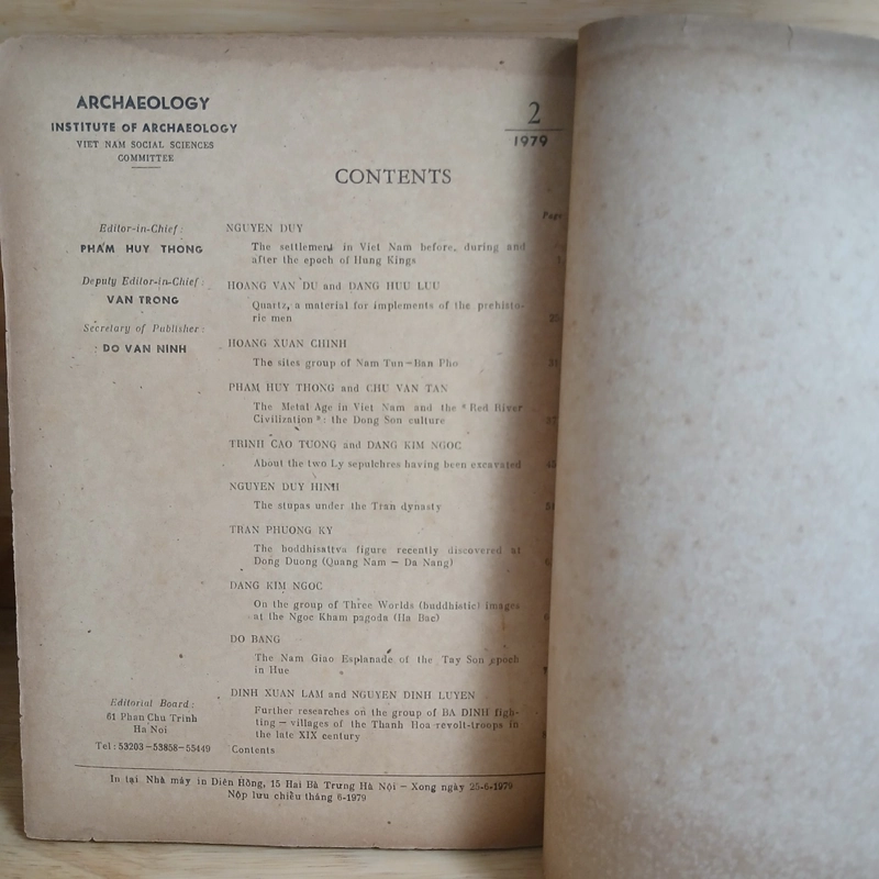 Khảo Cổ Học (Số 2/1979) 512348