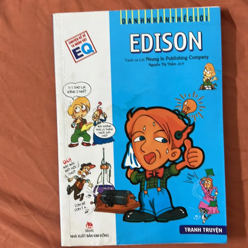 Edison - sách Danh nhân thế giới bằng tranh truyện 1029800
