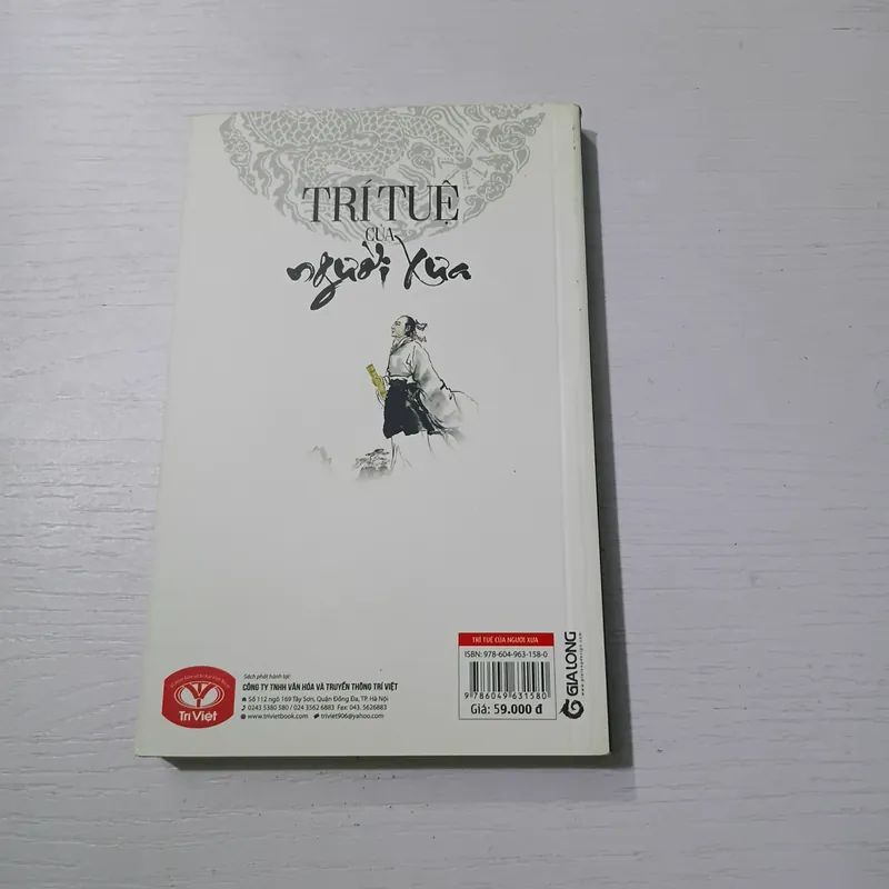 Sách Trí tuệ của người xưa - Tác giả: Nguyễn Tiến Lê 726643