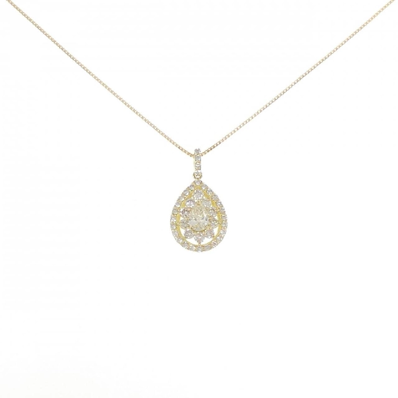 K18YG Dây chuyền kim cương 0.50CT - Hàng hiệu Chính hãng 862701