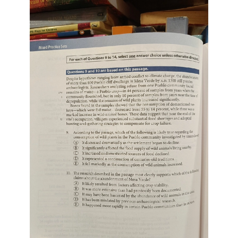 The People Who Make the Test: Offical GRE Verbal Reasoning Practice Question Volume 1, Second Edition 449240