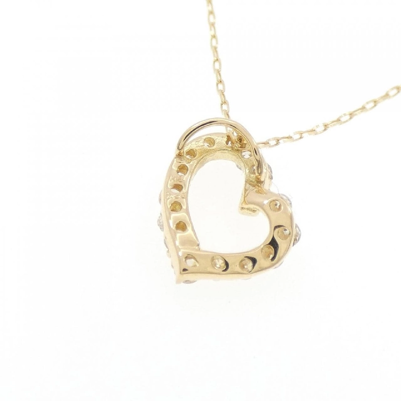 K18YG Dây chuyền kim cương hình trái tim 0.20CT - Hàng hiệu Chính hãng 860977