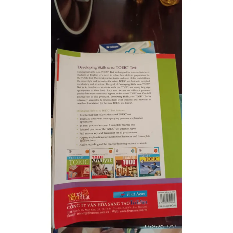 Developing Skills For The Toeic Test  707508