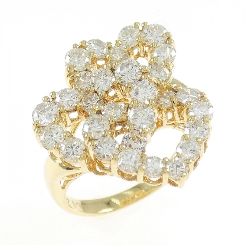 Nhẫn kim cương hình trái tim K18YG 2.10CT - Hàng hiệu chính hãng 854137