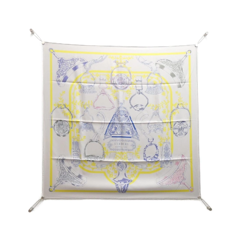 Khăn lụa ETRIERS của Hermès 003502S 624685