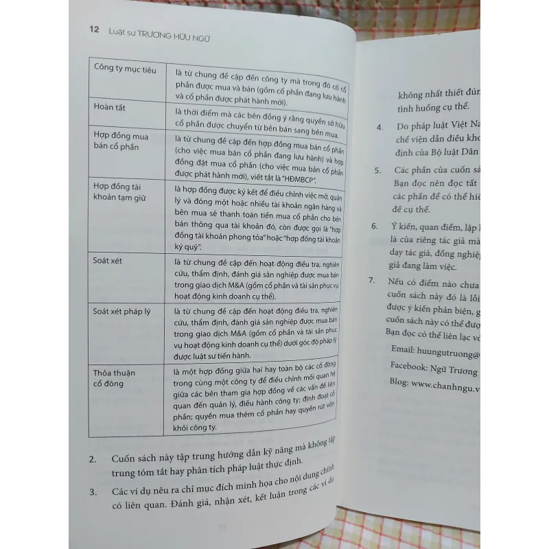 PHÁP LÝ M&A CĂN BẢN - Luật sư TRƯƠNG HỮU NGỮ 797605