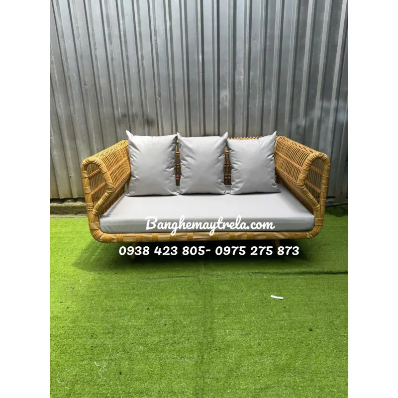 Bàn ghế sofa tổ yến nhựa giả mây 927619