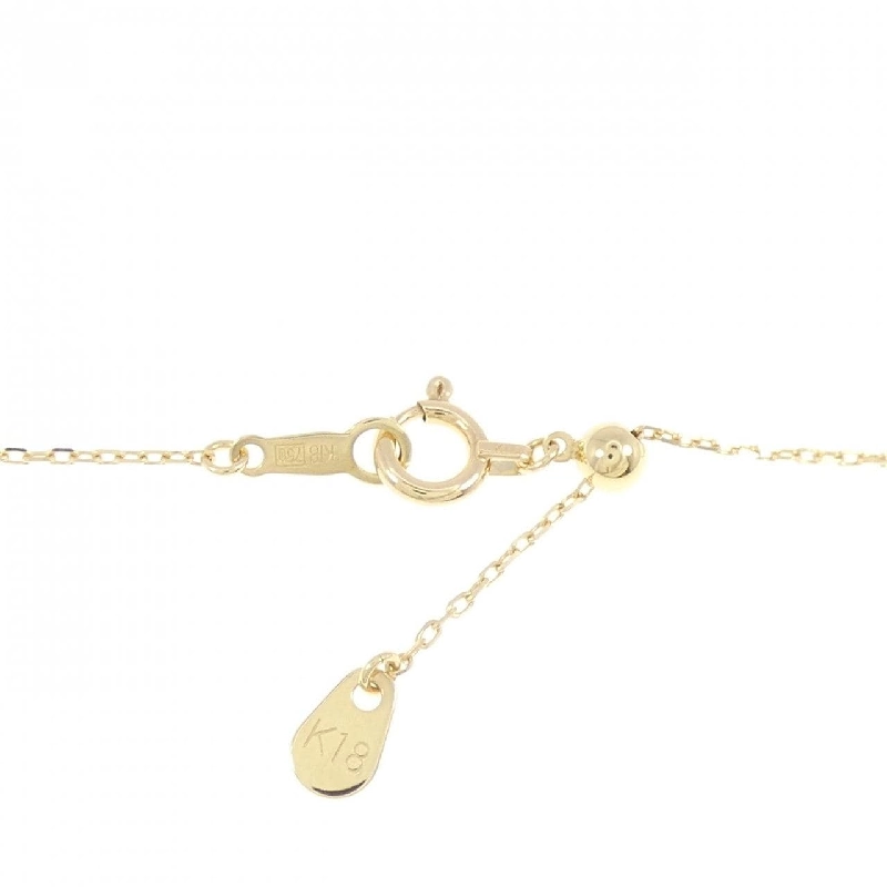 K18YG Chữ cái M Dây chuyền Sapphire - Hàng hiệu Chính hãng 862081