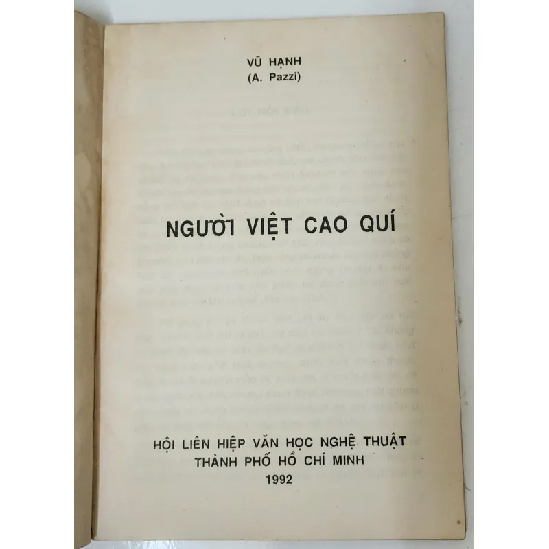 NGƯỜI VIỆT CAO QUÝ (Vũ Hạnh) 791336