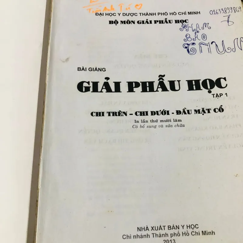 BỘ 2 TẬP GIẢI PHẪU HỌC  799609