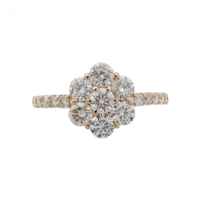 Nhẫn kim cương hoa K18PG 1.00CT 670380