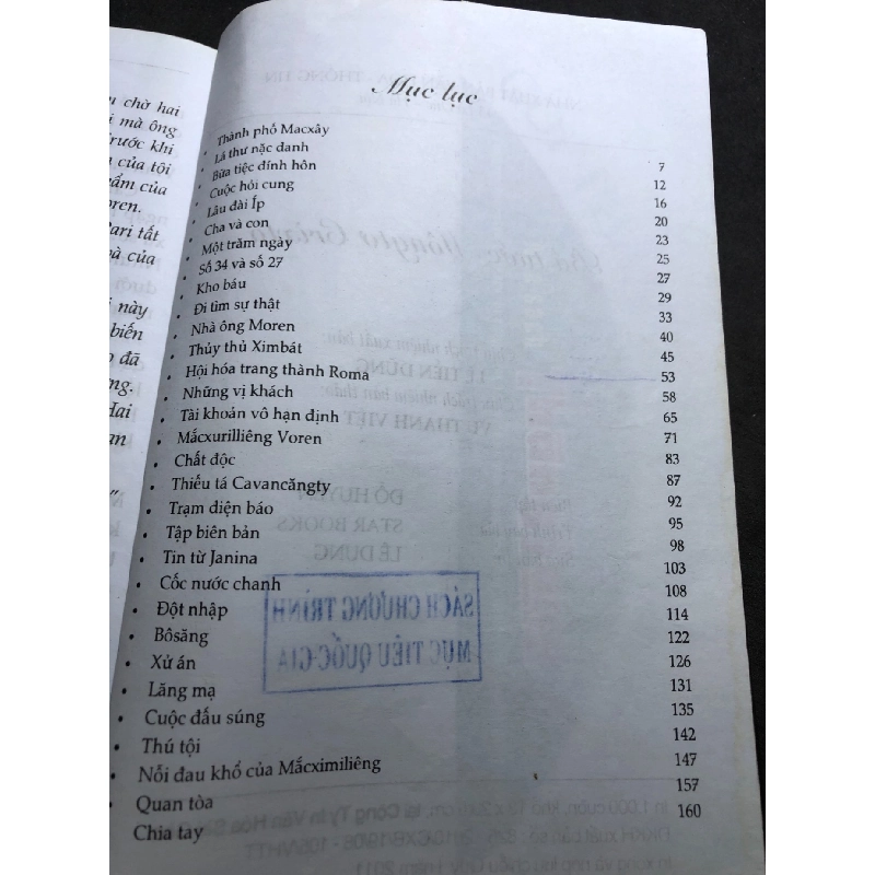 Bá tước Mongto Critxto 2011 mới 75% bẩn nhẹ Alexandre Dumas HPB0906 SÁCH VĂN HỌC 914849