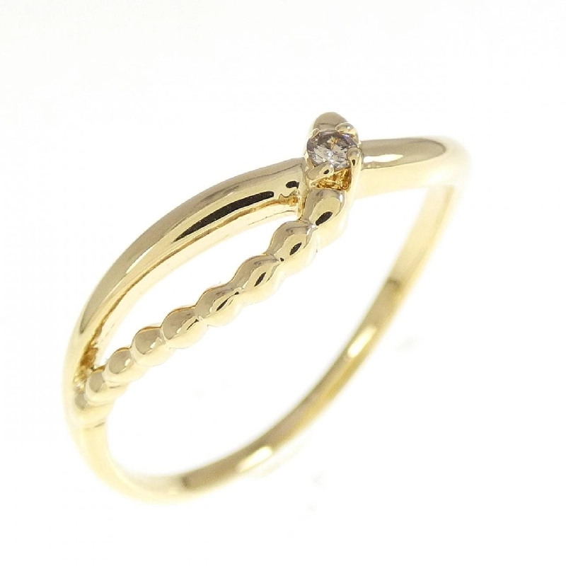 Nhẫn kim cương K18YG 671476