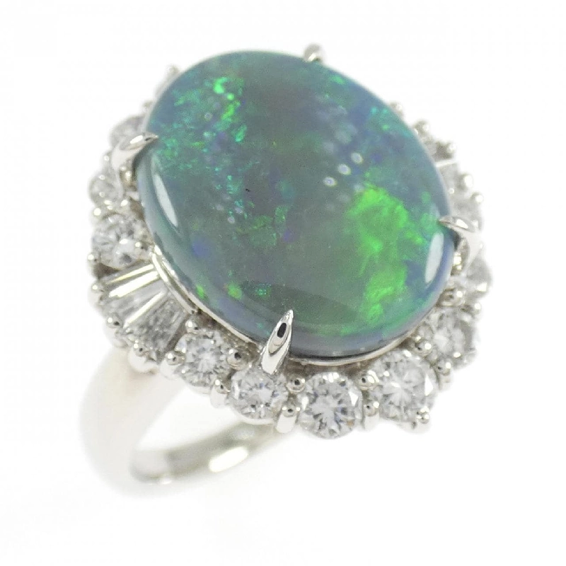 Nhẫn Opal Đen PT900 5.44CT - Hàng hiệu Chính hãng 850840