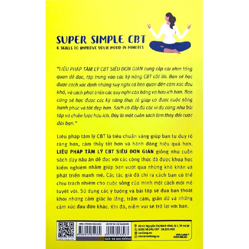 Liệu Pháp Tâm Lý CCBT Siêu Đơn Giản - 6 Kỹ Thuật Cải Thiện Tâm Trạng Ngay Lập Tức - Matthew McKay PhD, Martha Davis PhD 285215