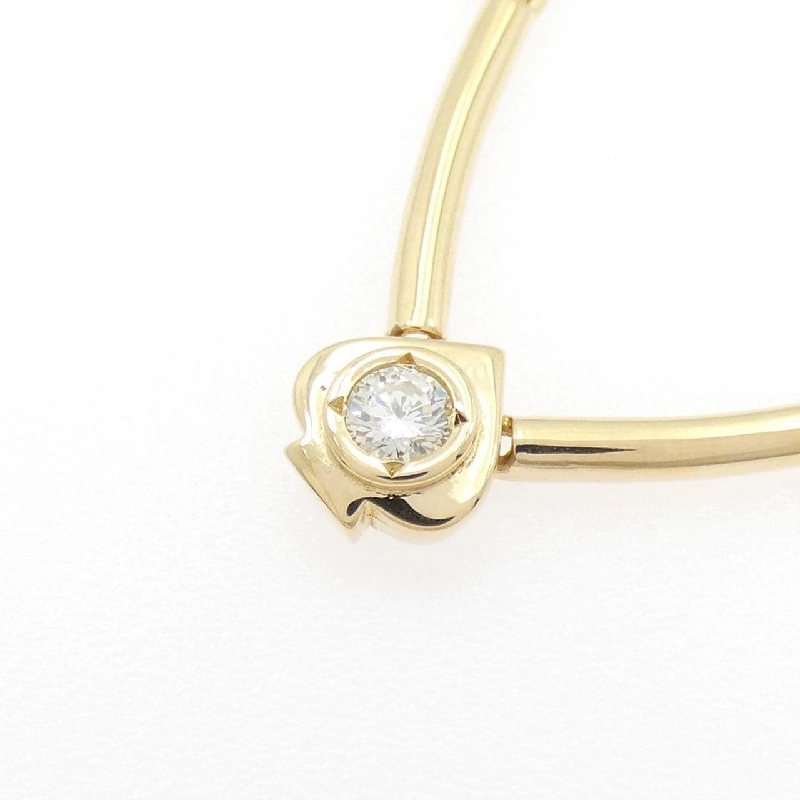 K18YG Dây chuyền kim cương 0.12CT - Hàng hiệu Authentic 856443