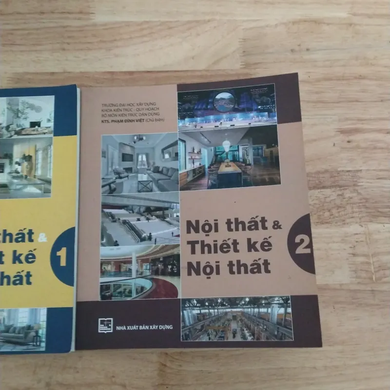 Bộ 2 cuốn: nội thất và thiết kế nội thất 602591