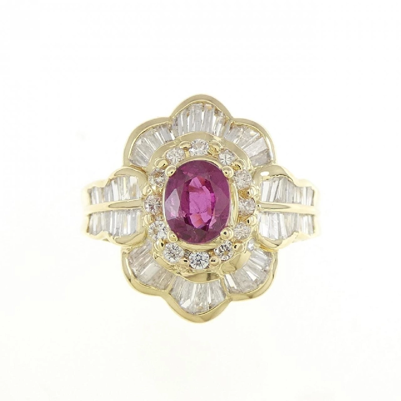 Nhẫn ruby 750YG/750WG 0.79CT 670649