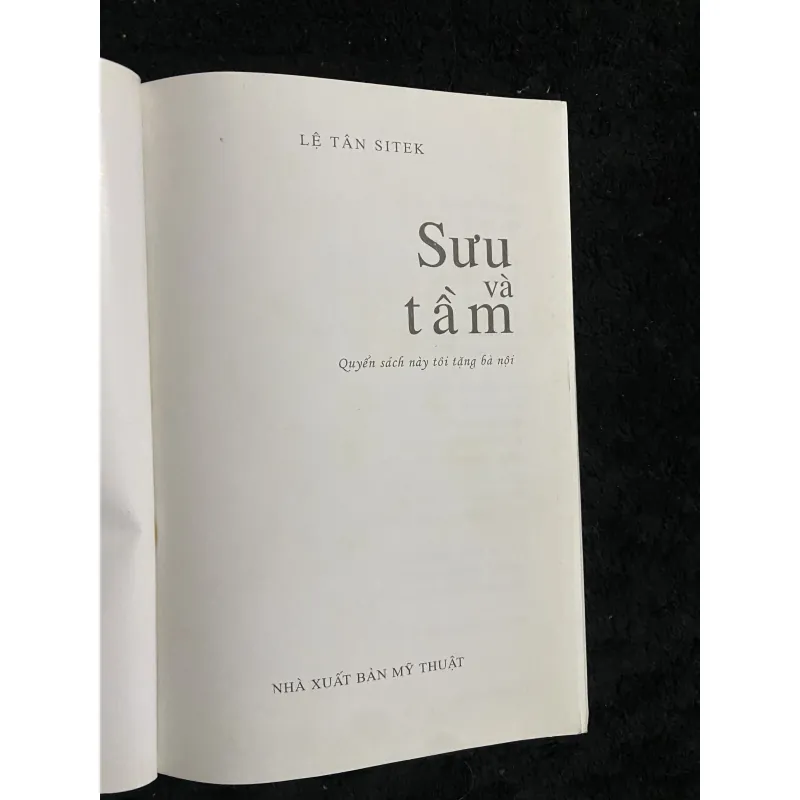 Sưu và Tầm- Lệ Tân Sitek 1003136