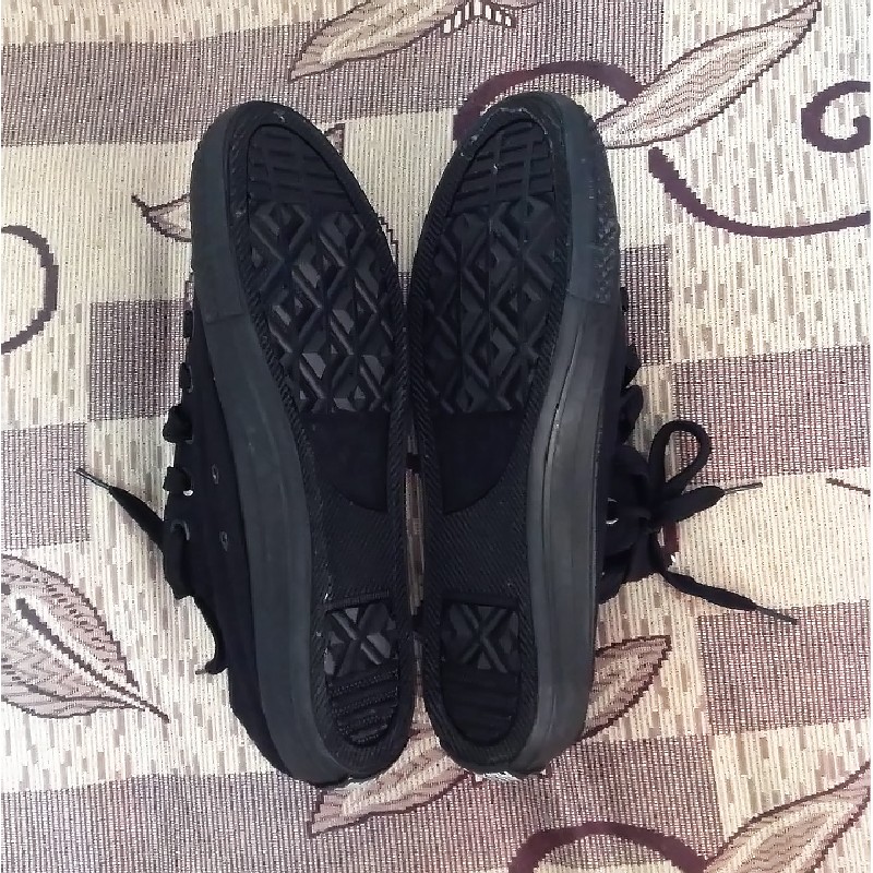 Giày  đen full cổ ngắn (Size 39) 17523