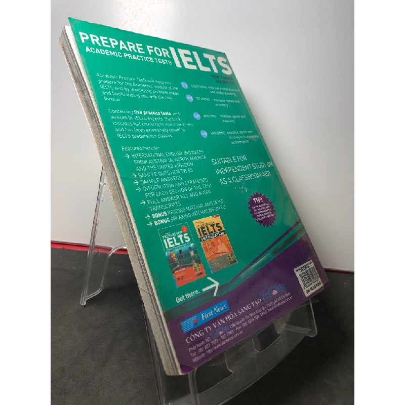 Prepare for Ielts academic practice tests 2010 mới 80% ố nhẹ New edition HPB2808 HỌC NGOẠI NGỮ 351401