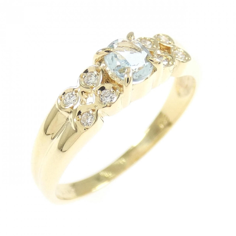 Nhẫn Aquamarine K18YG - Hàng hiệu Chính hãng 853768