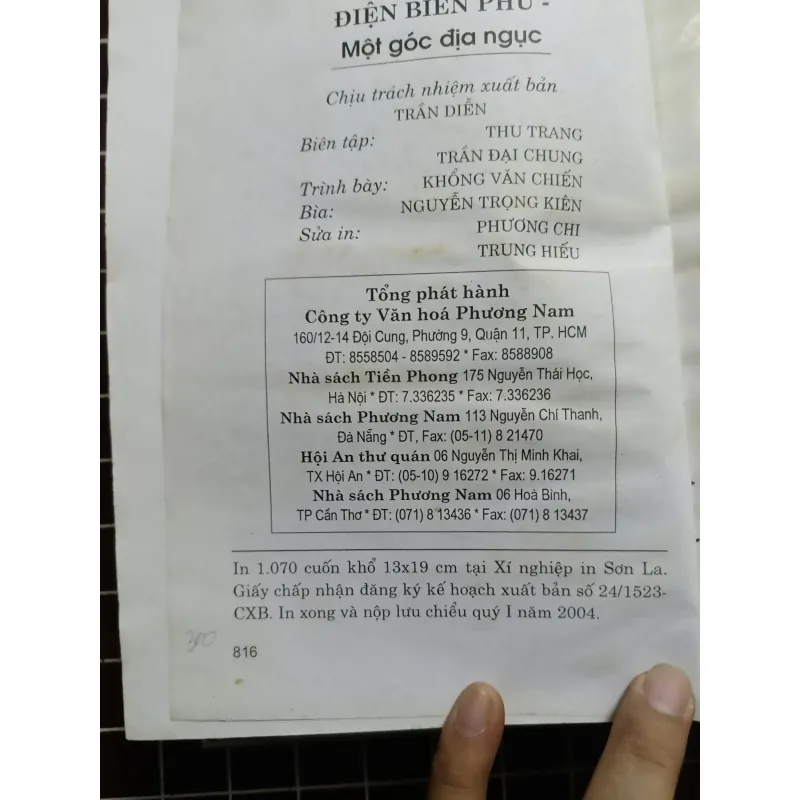 Điện Biên Phủ một góc địa ngục - Bernard B. Fall 731161